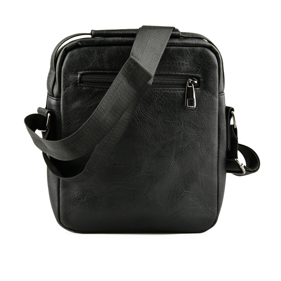 geantă bărbați piele ecologică negru 1