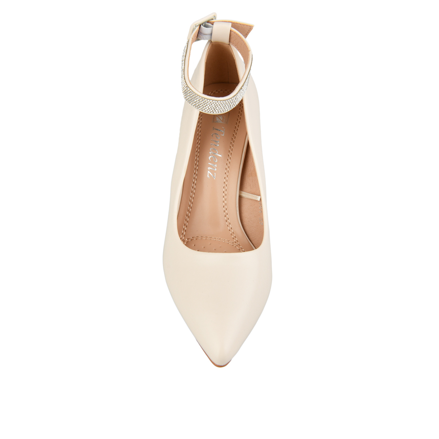 γυναικεία παπούτσια οικολογικό δέρμα μπεζ 1