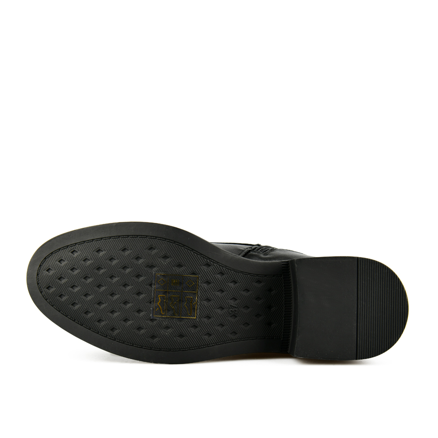 botine damă piele ecologică negru 4