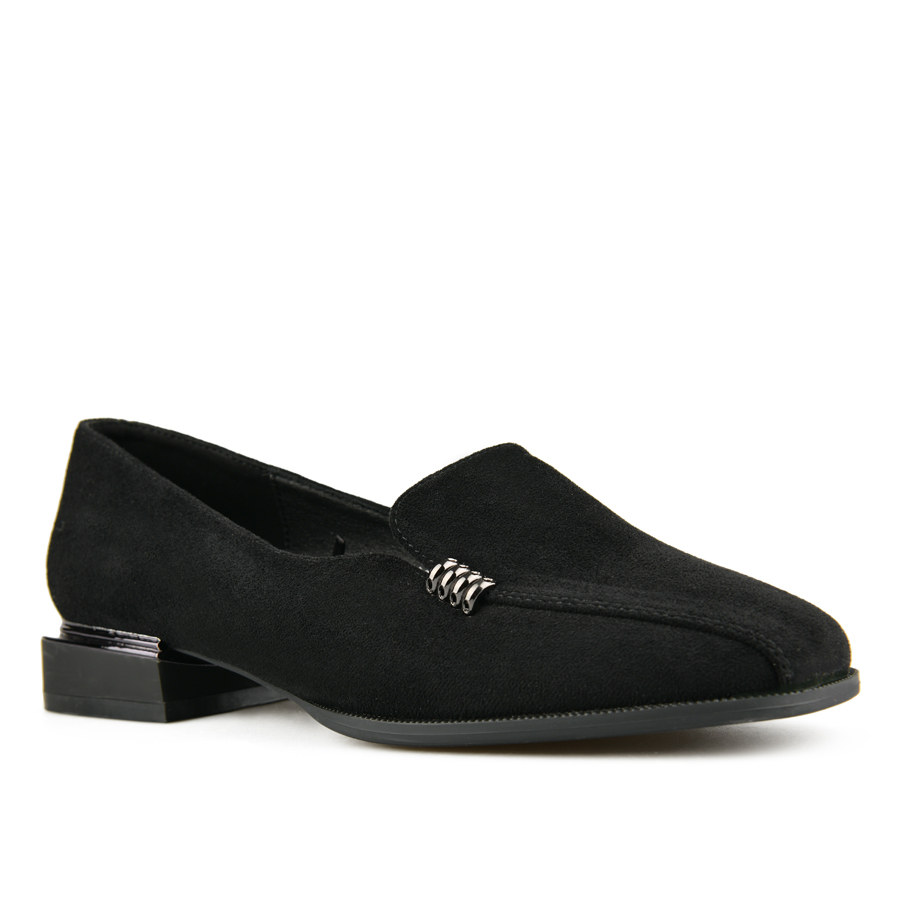pantofi damă textil negru 1