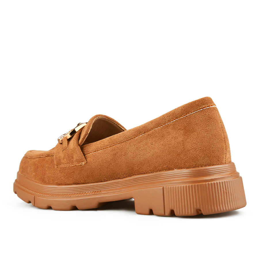 дамски обувки текстил светло кафяви 3