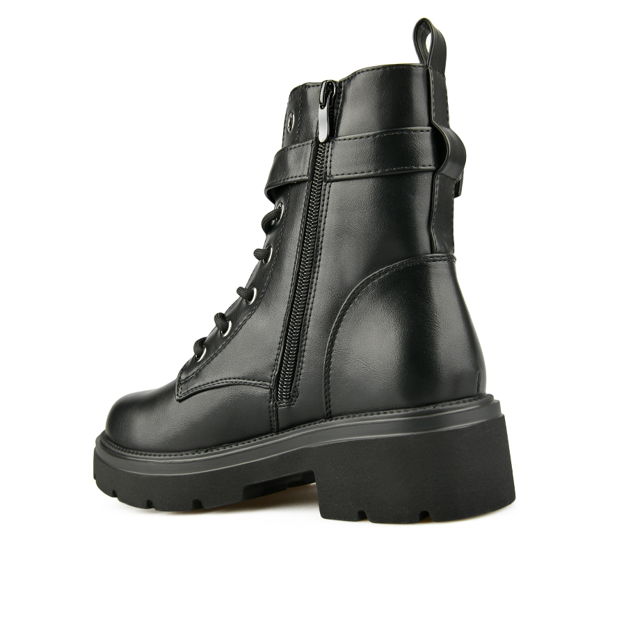 дамски боти еко кожа черни 3