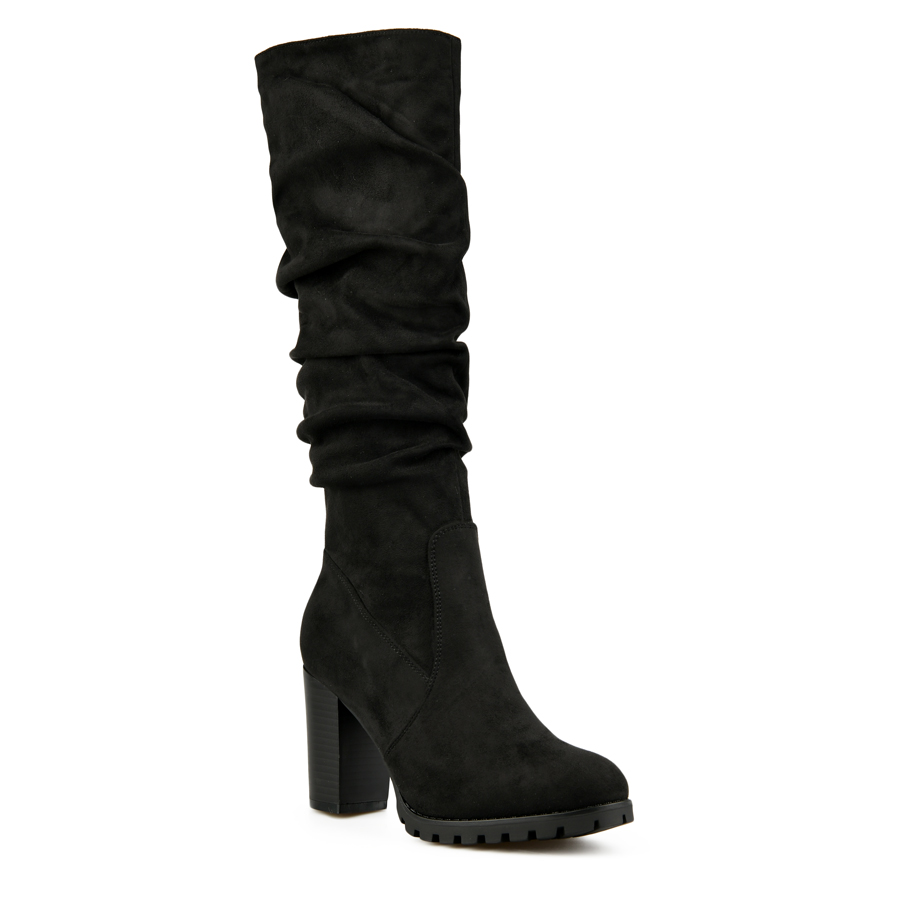cizme damă textil negru 1