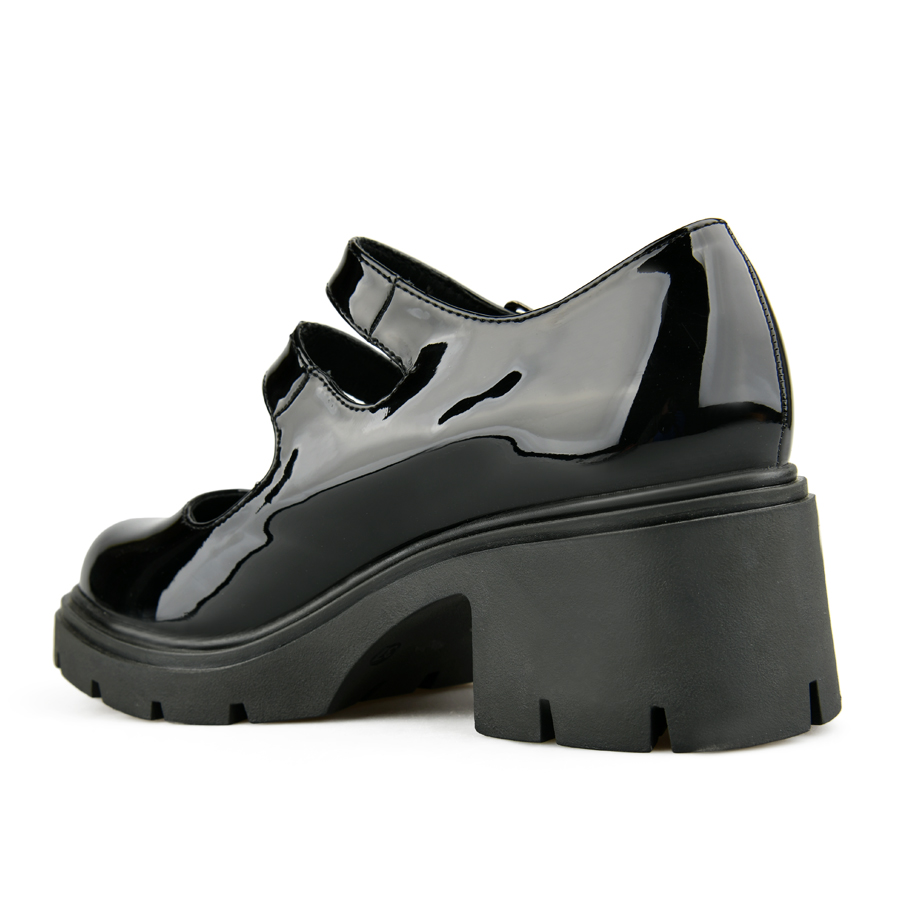 γυναικεία παπούτσια οικολογικό δέρμα μαύρο 3