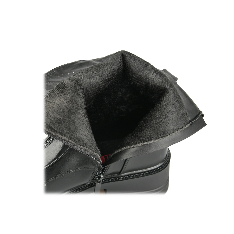 γυναικεία μποτάκια οικολογικό δέρμα μαύρο 5