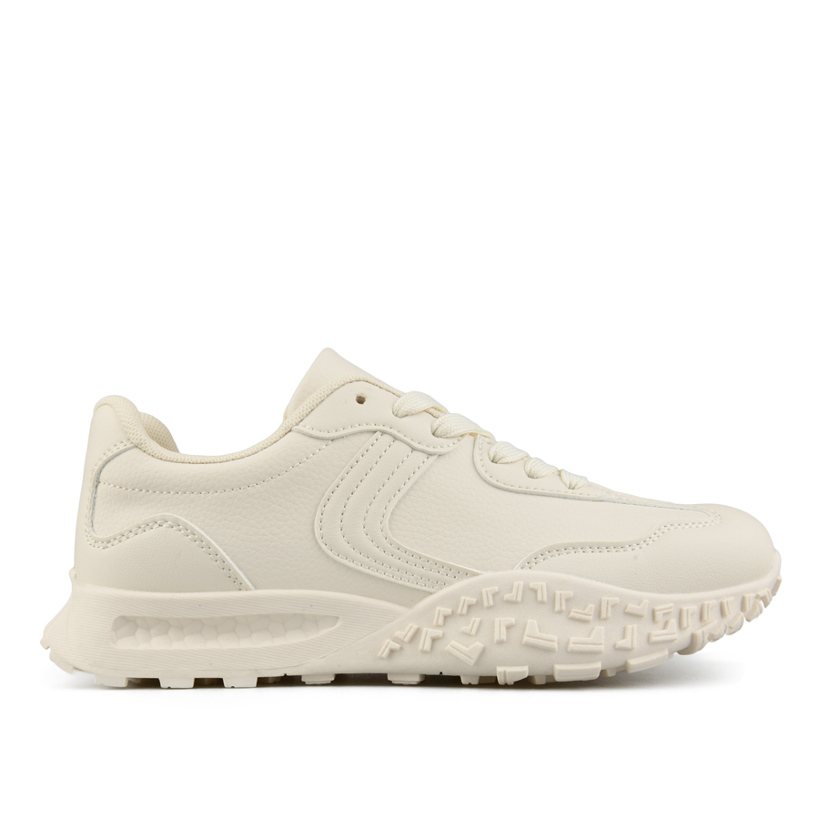 γυναικεία αθλητικά παπούτσια οικολογικό δέρμα μπεζ 0