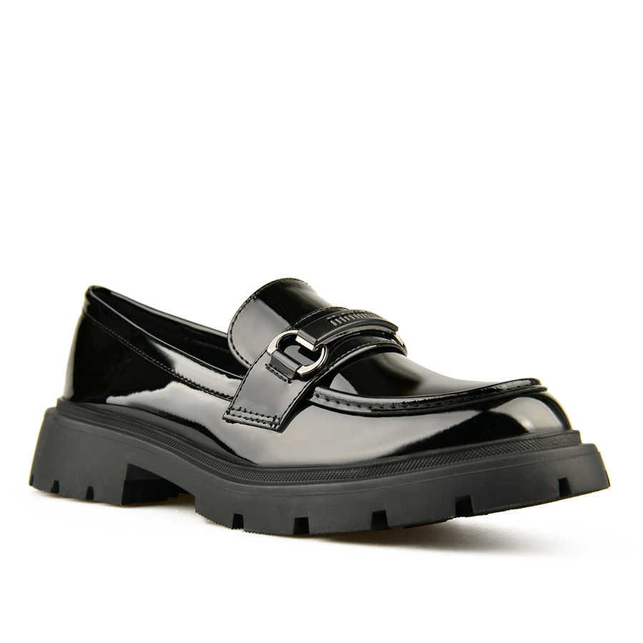 γυναικεία παπούτσια οικολογικό δέρμα μαύρο 2