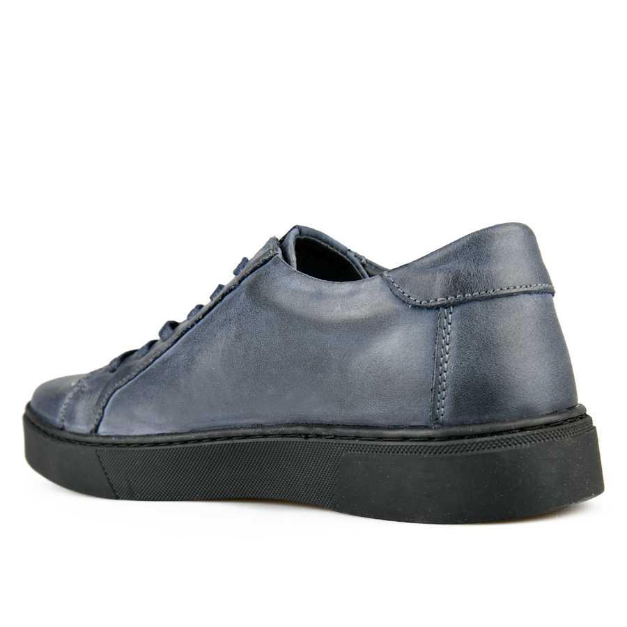 мъжки обувки естествена кожа сини 3