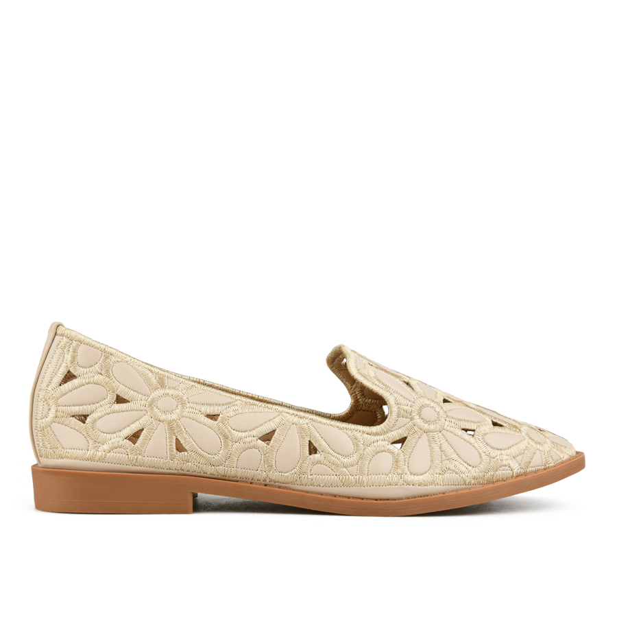 дамски обувки еко кожа бежови 0