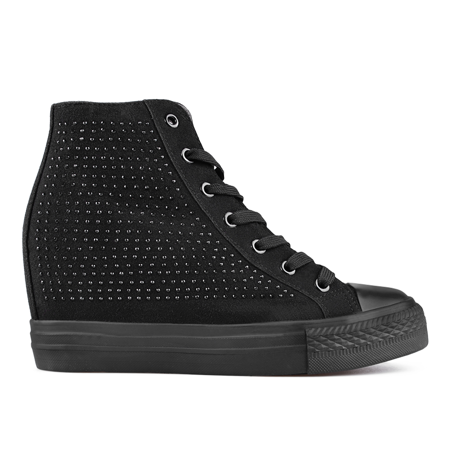 γυναικεία μποτάκια οικολογικό δέρμα μαύρο 0