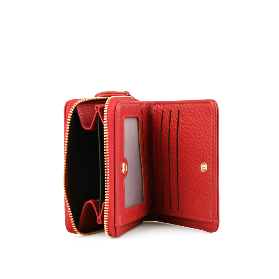 γυναικείο πορτοφόλι οικολογικό δέρμα κόκκινο 2