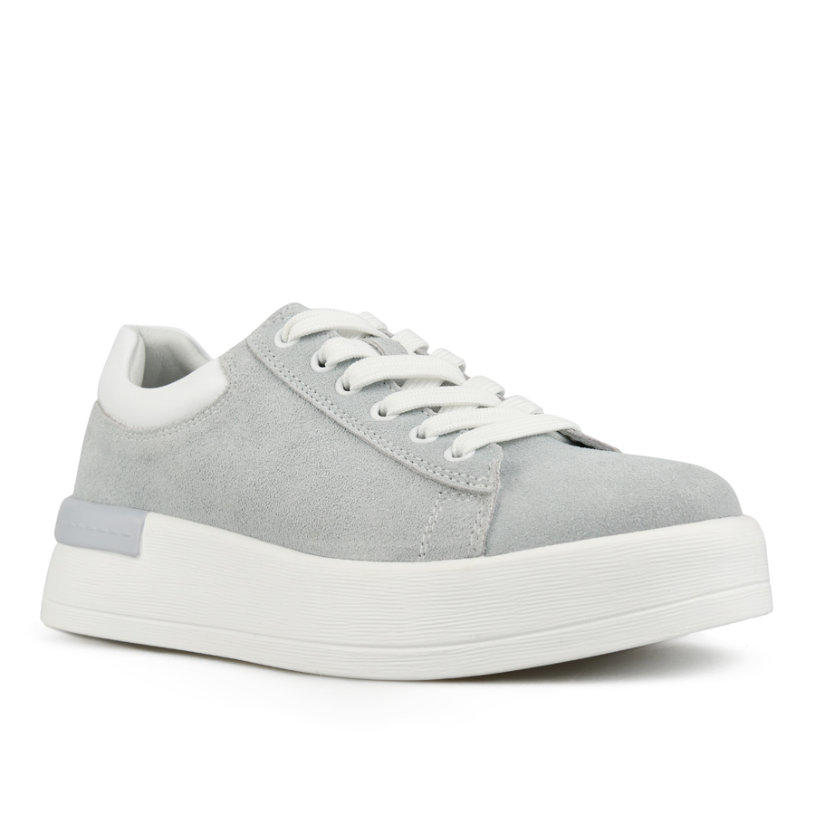 γυναικεία παπούτσια φυσικό δέρμα μπλε 2