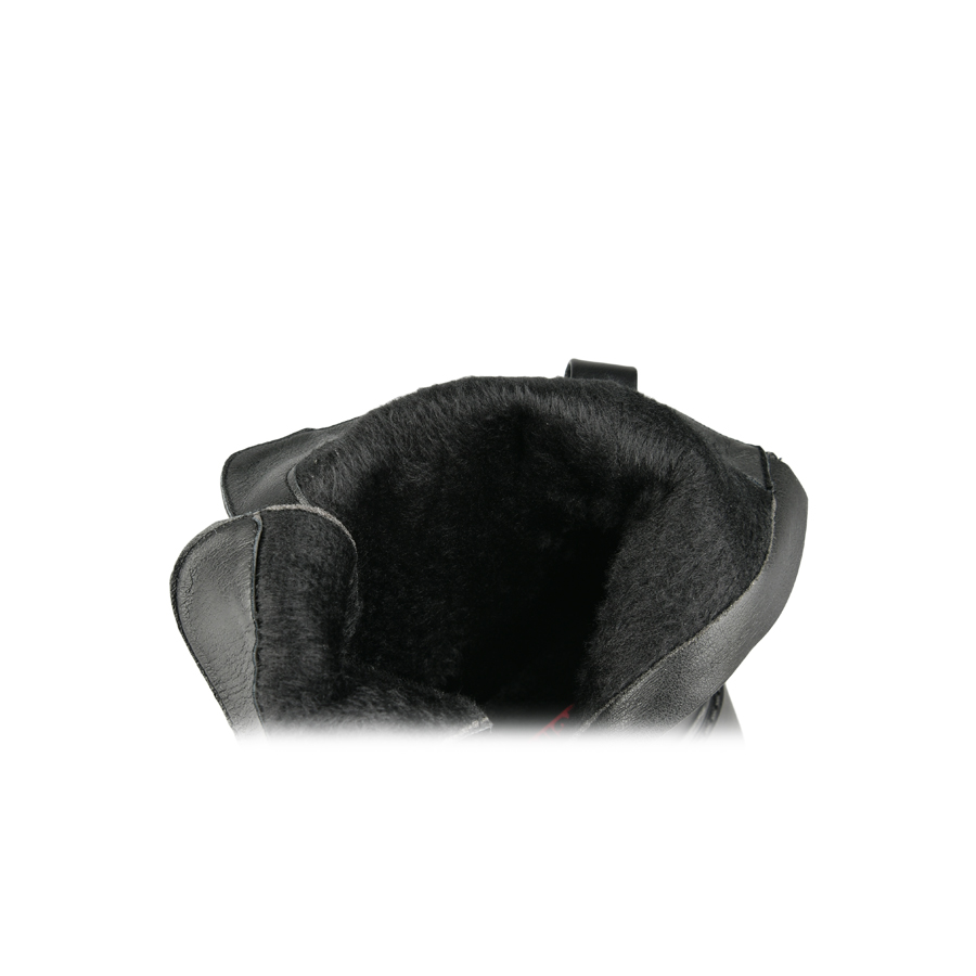 γυναικεία μποτάκια οικολογικό δέρμα μαύρο 5