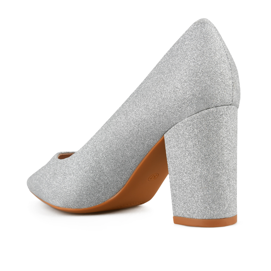 pantofi damă piele ecologică argintiu 3