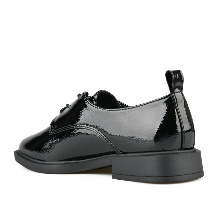 γυναικεία παπούτσια οικολογικό δέρμα μαύρο 3