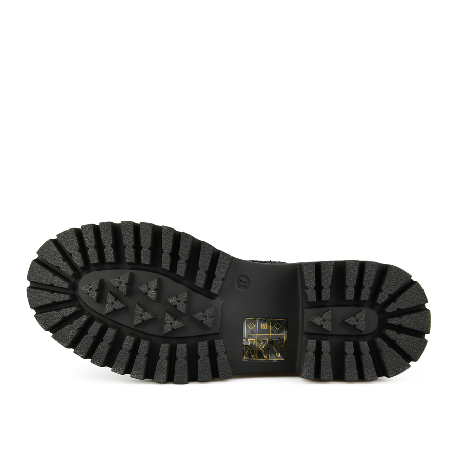 γυναικεία μποτάκια οικολογικό δέρμα μαύρο 4