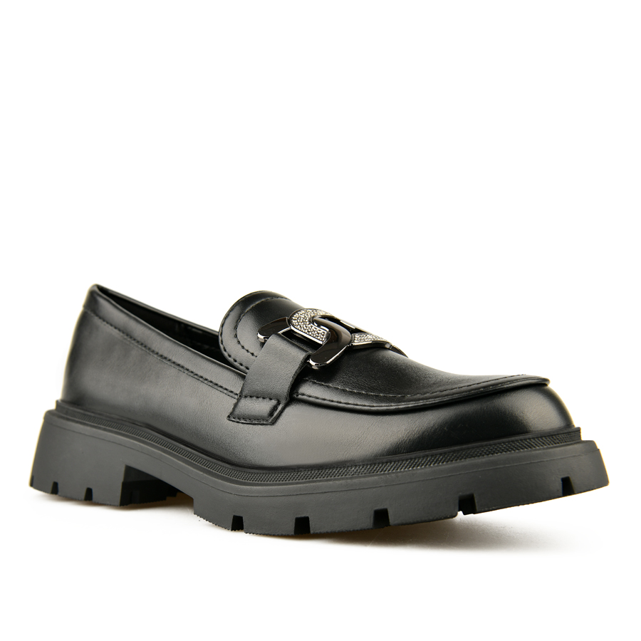 γυναικεία παπούτσια οικολογικό δέρμα μαύρο 2