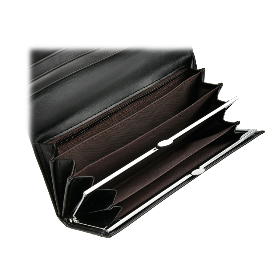 portofel damă piele ecologică negru 2