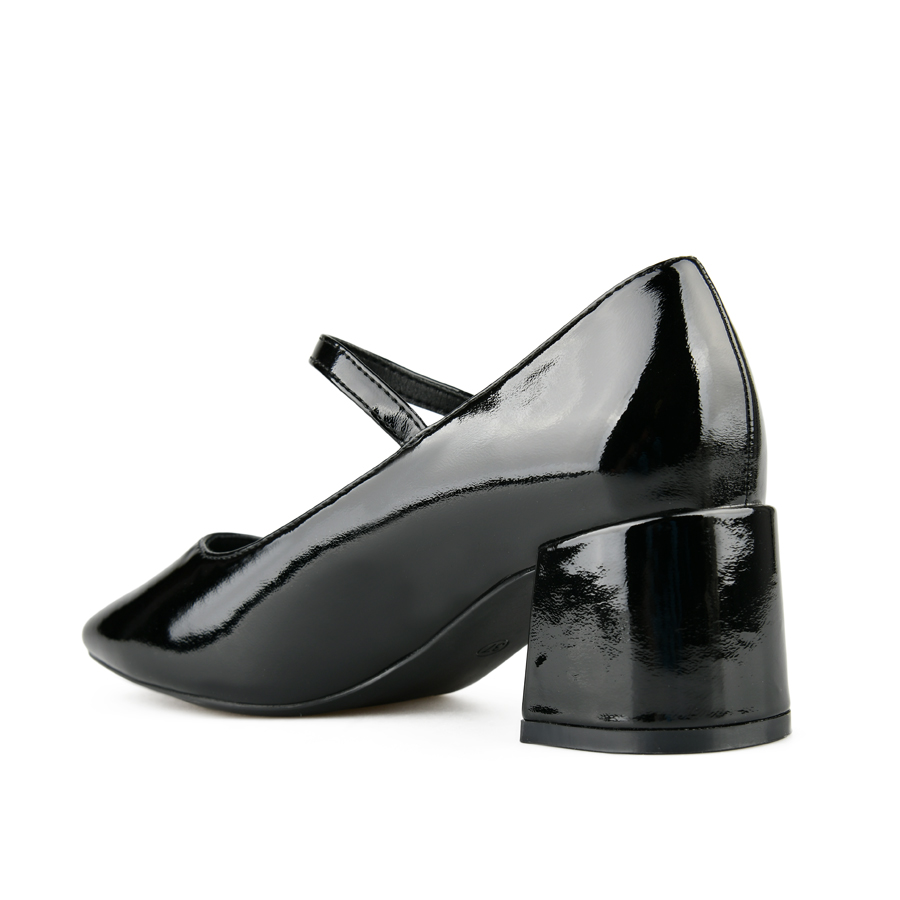 γυναικεία παπούτσια οικολογικό δέρμα μαύρο 3