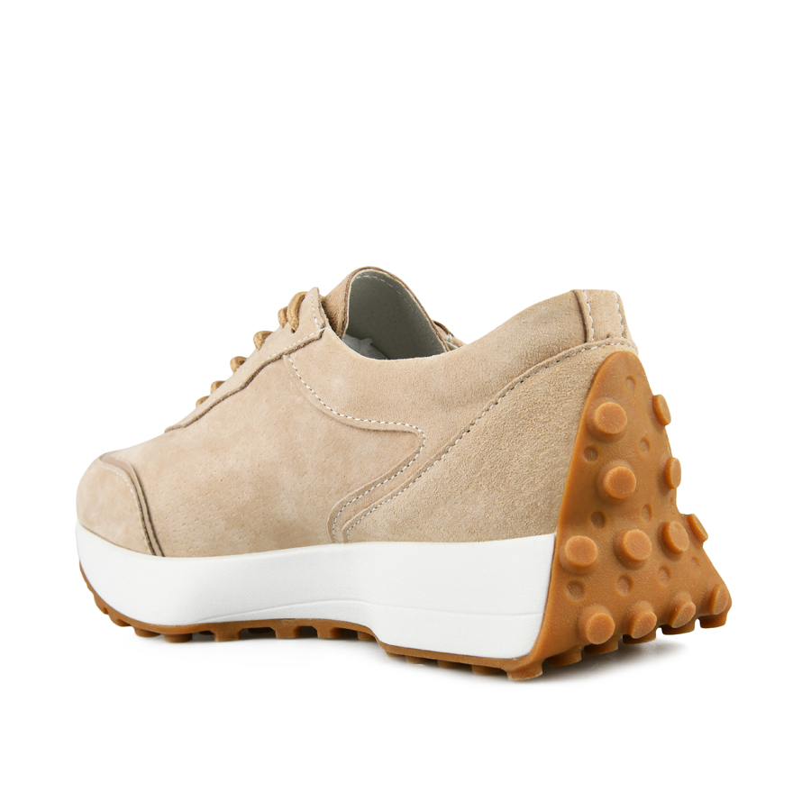 γυναικεία παπούτσια φυσικό δέρμα μπεζ 3