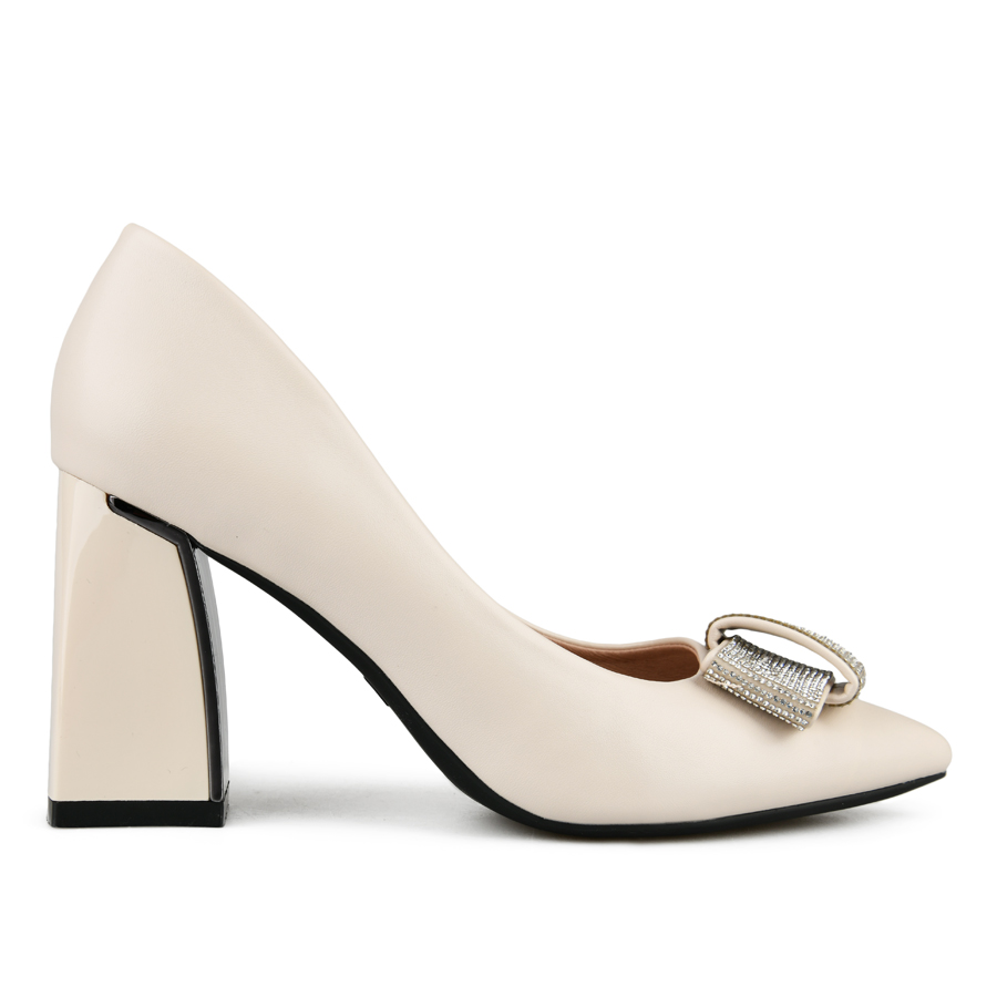 дамски обувки еко кожа бежови 0