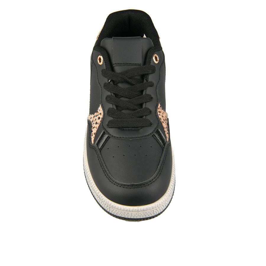 γυναικεία sneakers οικολογικό δέρμα μαύρο 2