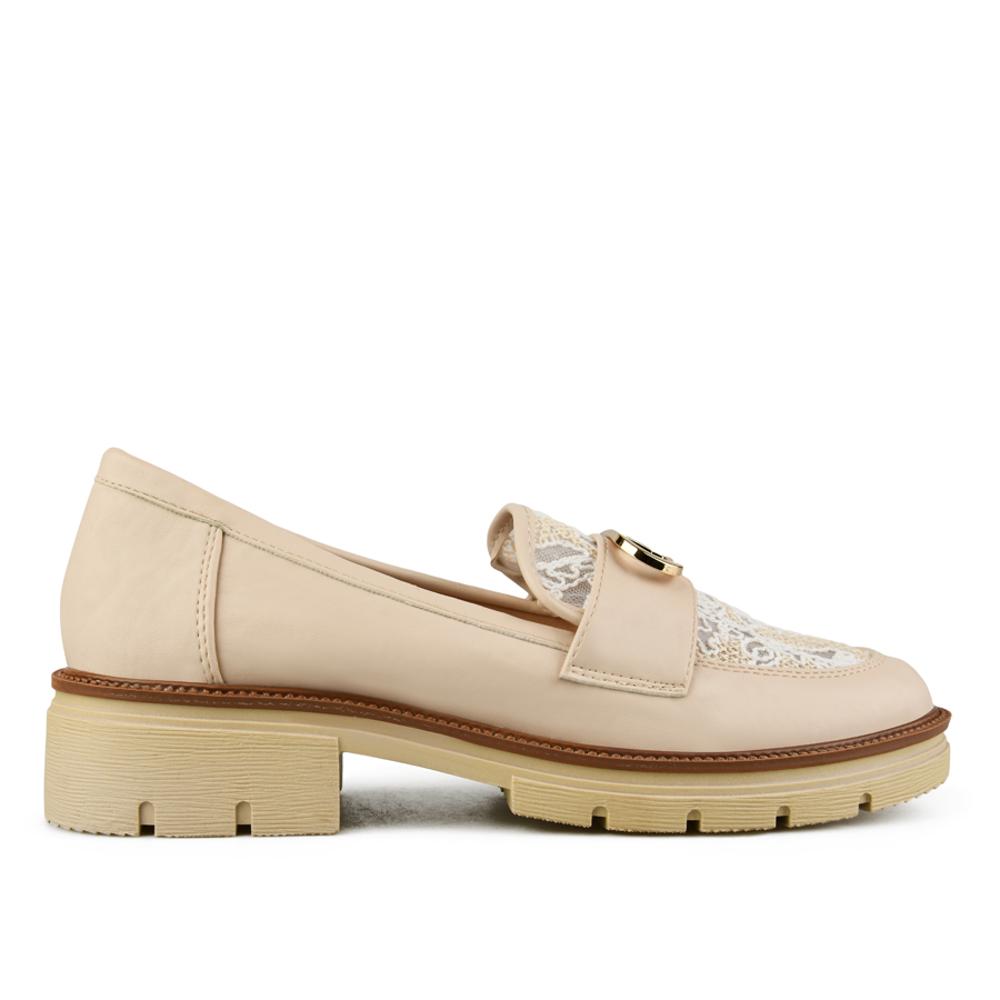 γυναικεία παπούτσια οικολογικό δέρμα/ύφασμα μπεζ 0