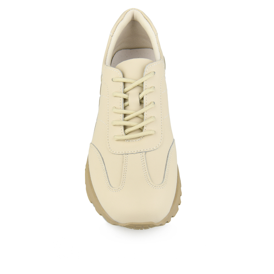adidași damă piele naturală bej 2