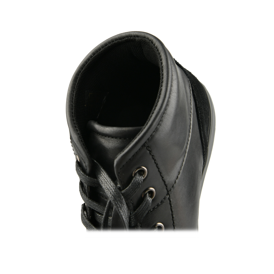 botine bărbați piele naturală negru 5