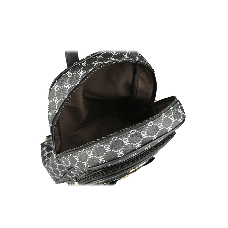 rucsac damă piele ecologică negru 2