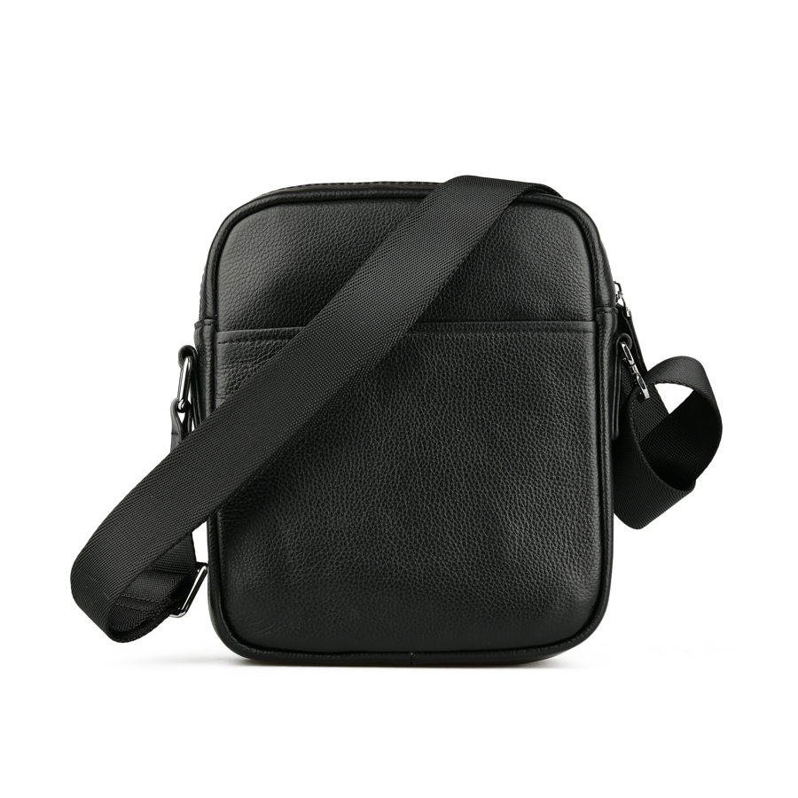 geantă bărbați piele naturală negru 1