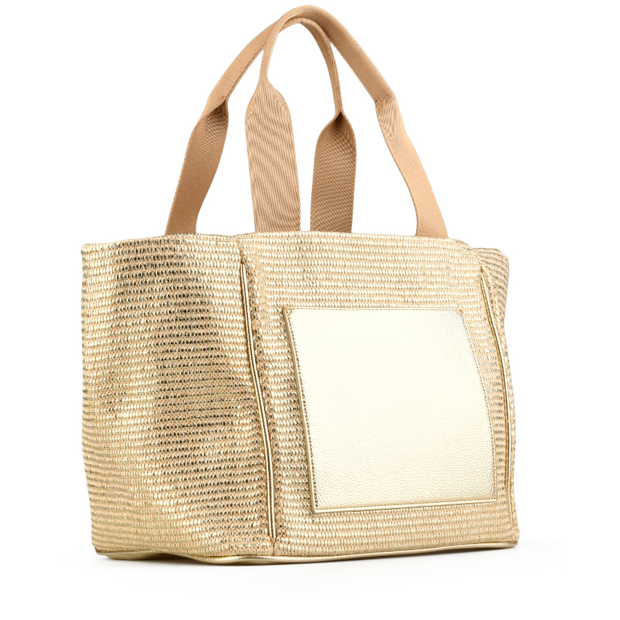 дамска чанта еко кожа бежова 0