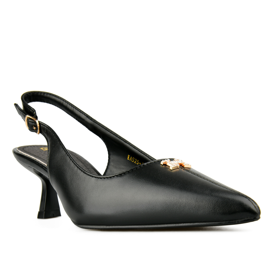 sandale damă piele ecologică negru 2