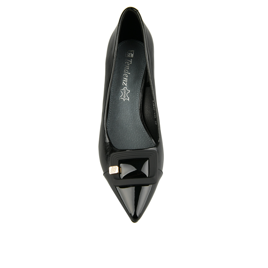 pantofi damă piele ecologică negru 2