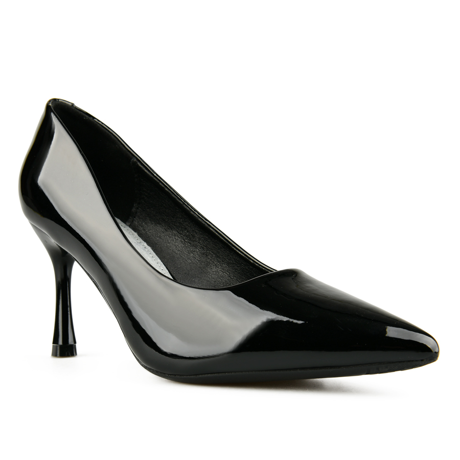 pantofi damă piele ecologică negru 1