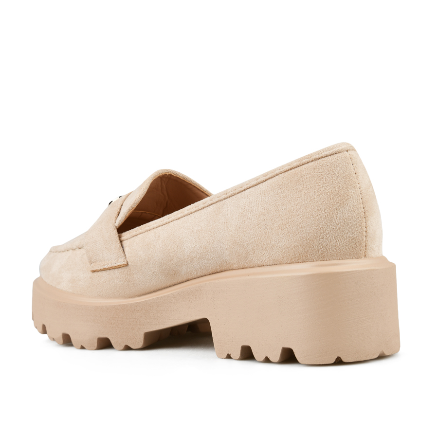 pantofi damă textil bej 3