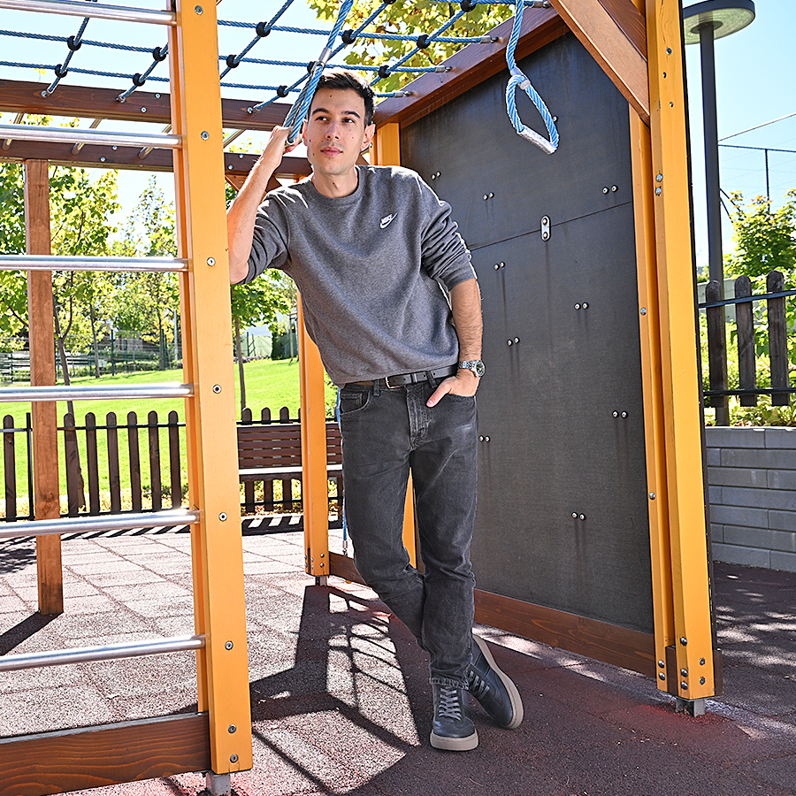 ανδρικά μποτάκια φυσικό δέρμα σκούρο γκρίζο 5