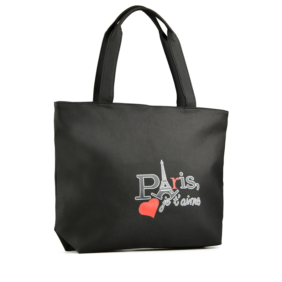 дамска чанта текстил черна 0