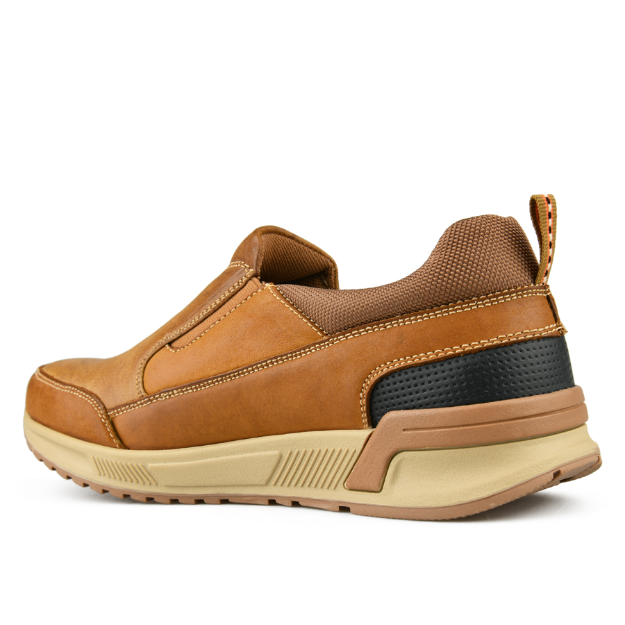 ανδρικά παπούτσια φυσικό δέρμα καφέ 3