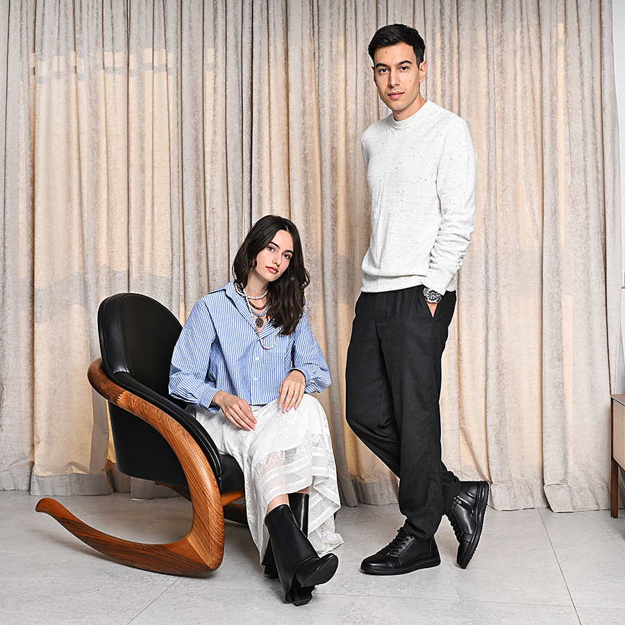 botine damă piele ecologică negru 7