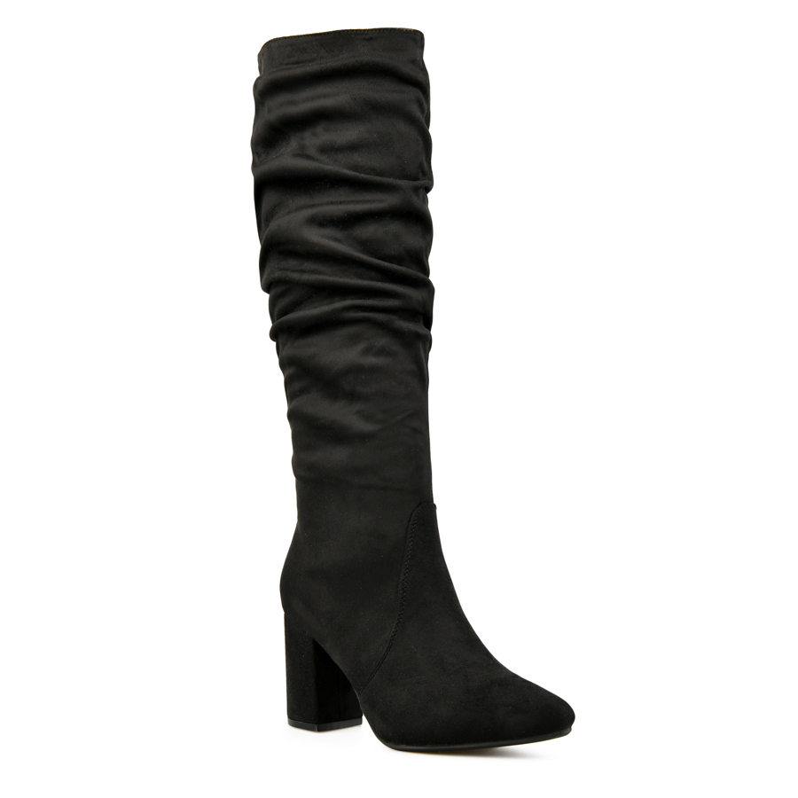 cizme damă textil negru 1