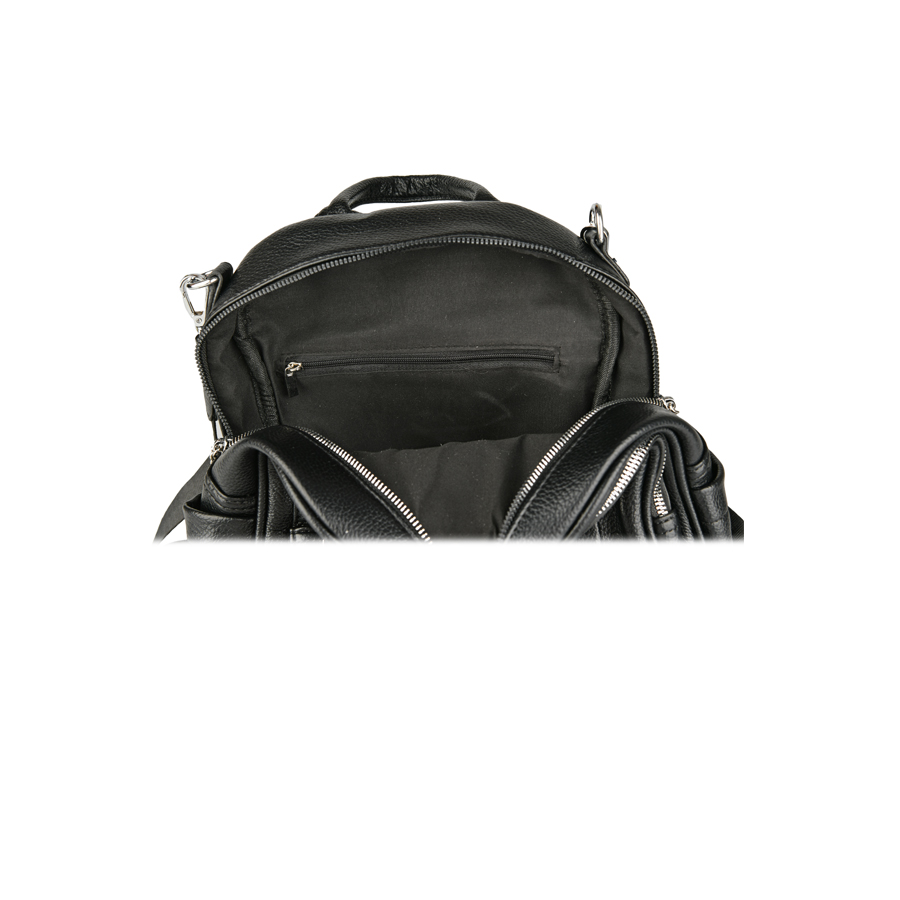 rucsac damă piele ecologică negru 2