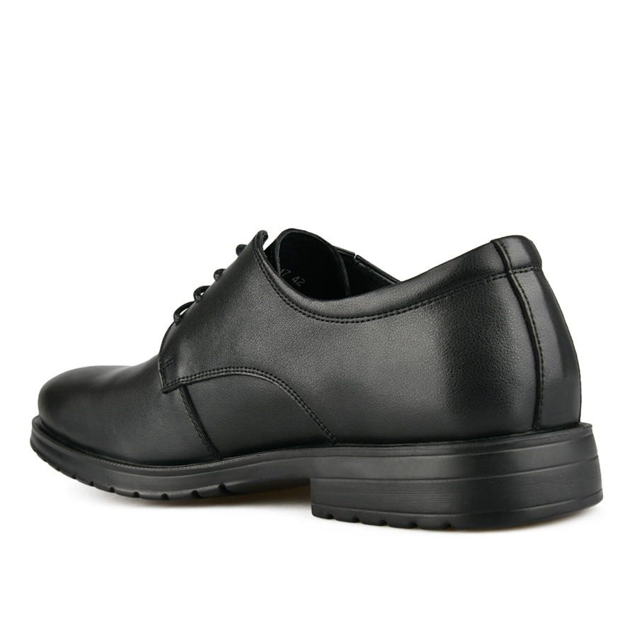 ανδρικά παπούτσια φυσικό δέρμα μαύρο 2