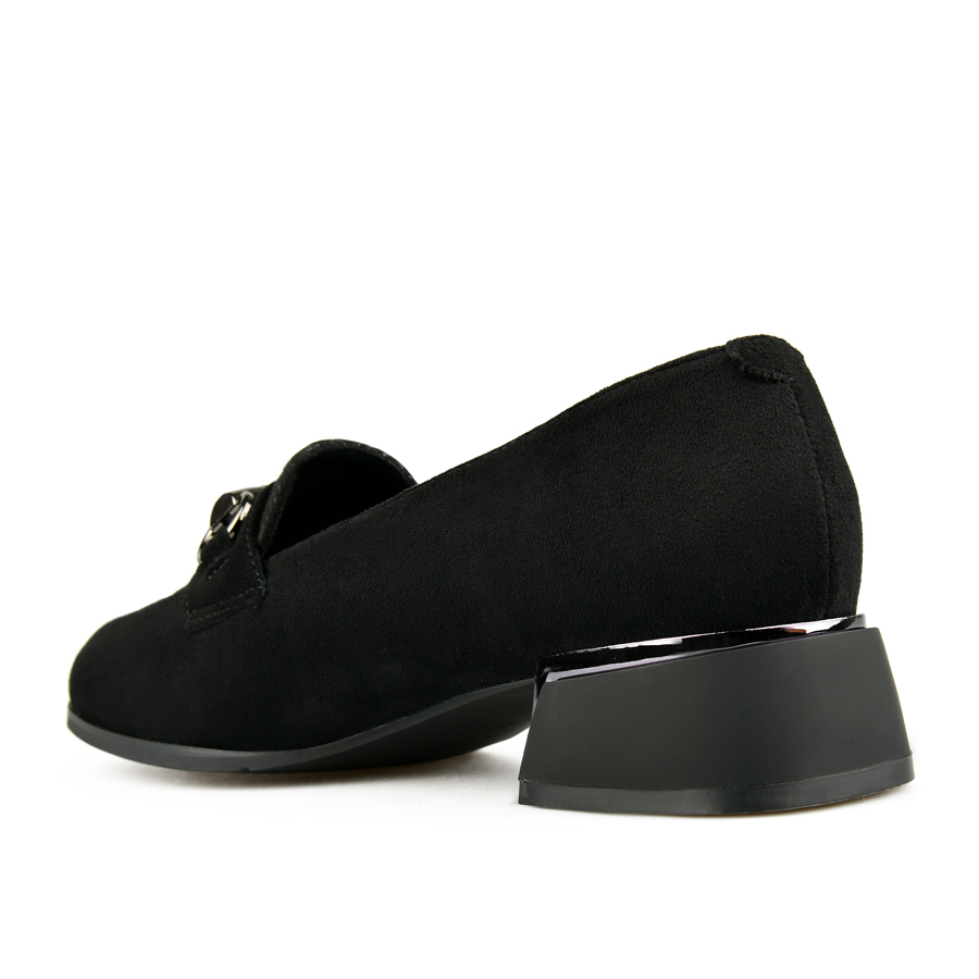 pantofi damă piele ecologică/textil negru 3