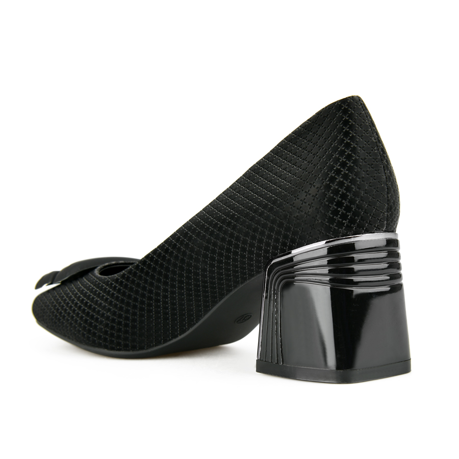 γυναικεία παπούτσια οικολογικό δέρμα μαύρο 3