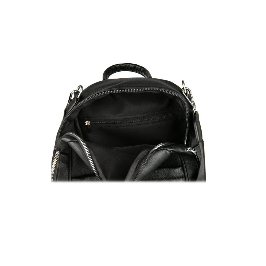 rucsac damă piele ecologică negru 2