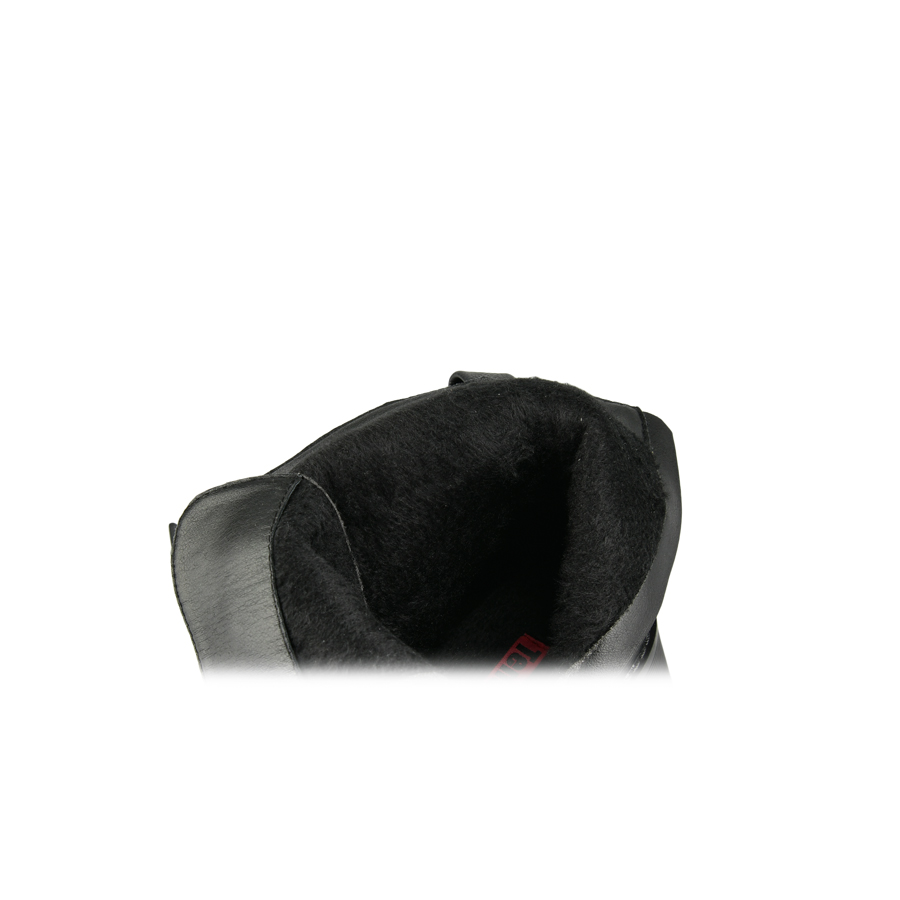 γυναικεία μποτάκια οικολογικό δέρμα μαύρο 5