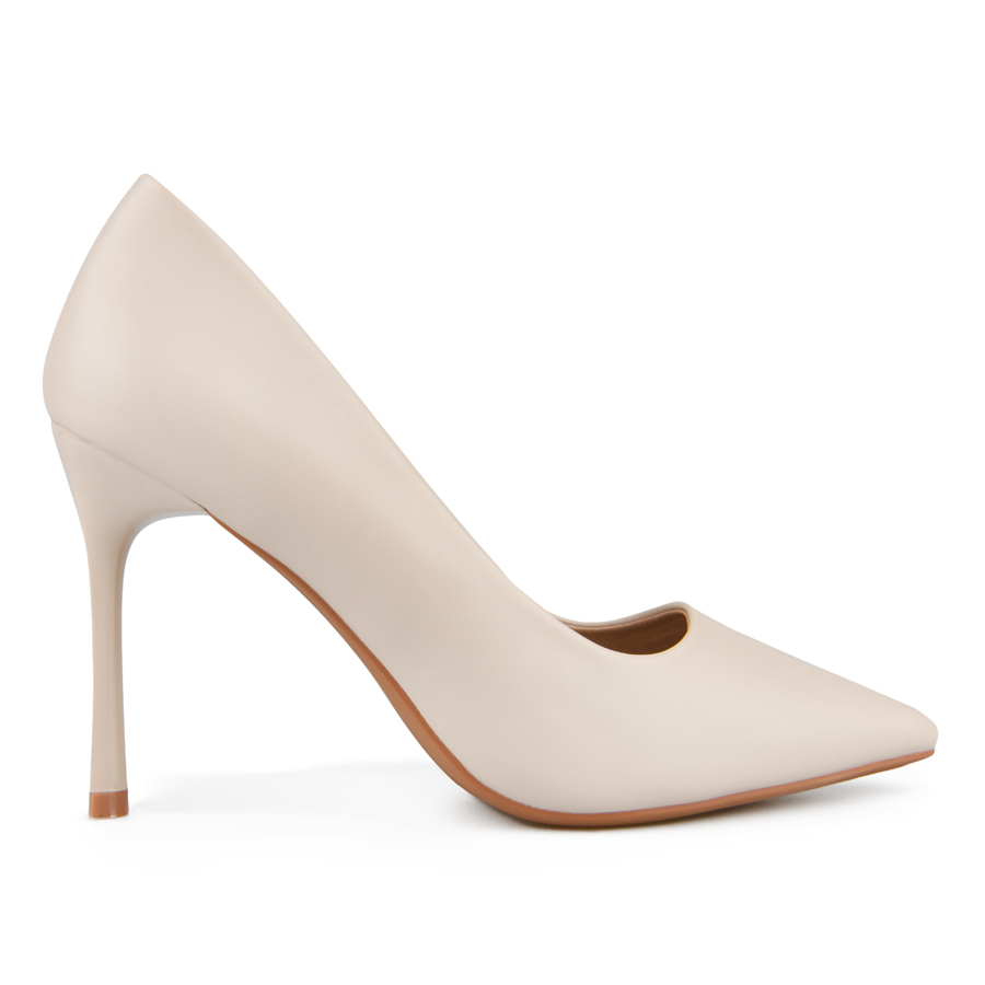 γυναικεία παπούτσια οικολογικό δέρμα μπεζ 0