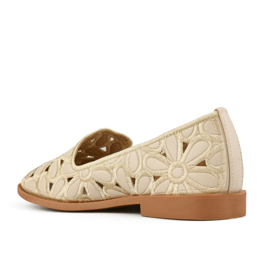 дамски обувки еко кожа бежови 3