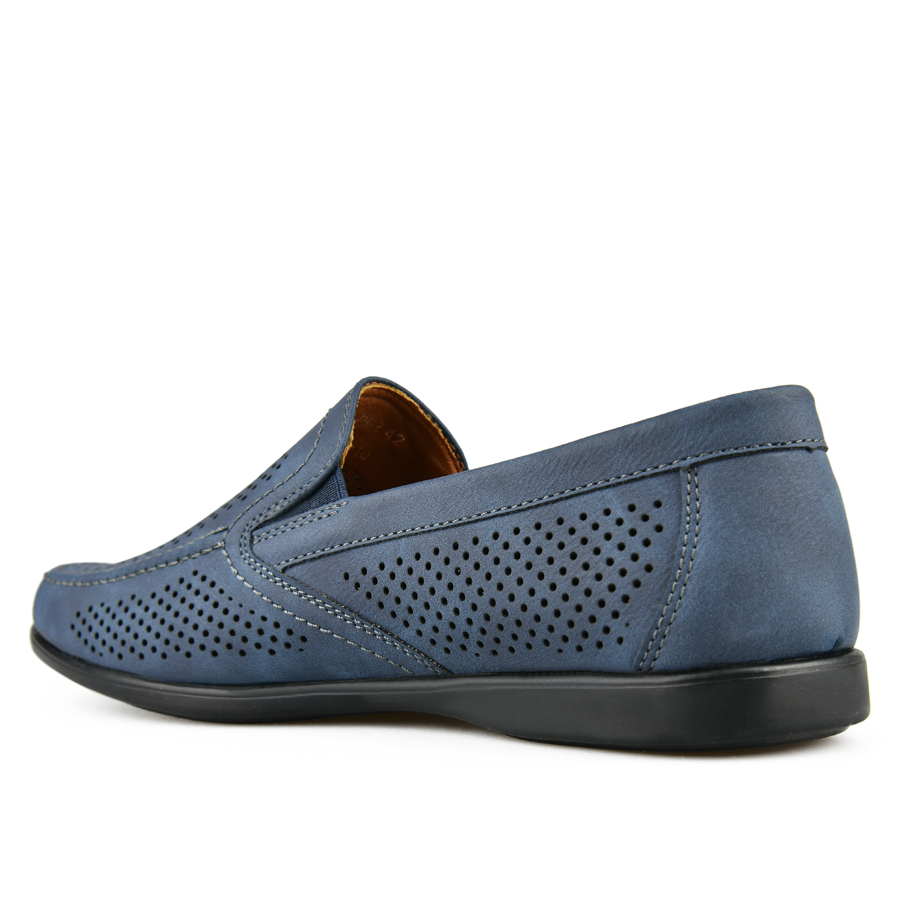 pantofi bărbați piele ecologică albastru închis 3